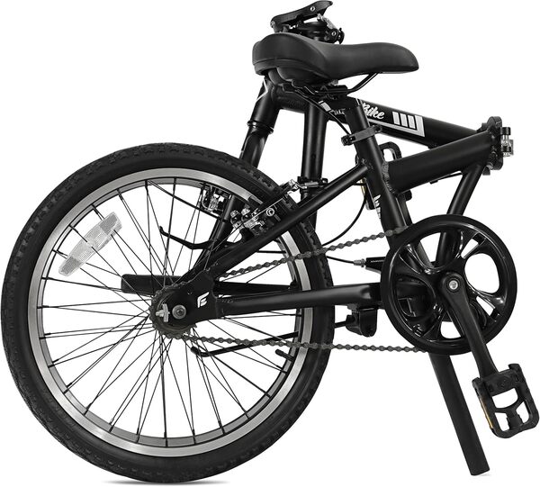 FabricBike Vélo Pliant, Cadre en Alliage, Mono-Vitesse, 3 Couleurs