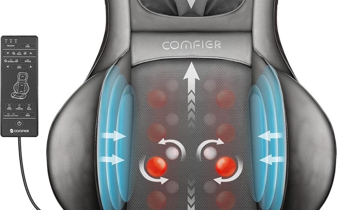 Test : comfier siège massant shiatsu, le massage ultime
