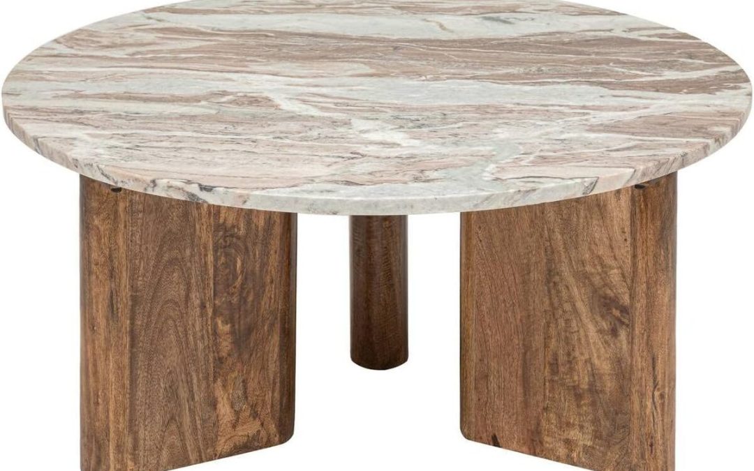 Avis sur la table basse Coppa en marbre et manguier d'Atmosphera
