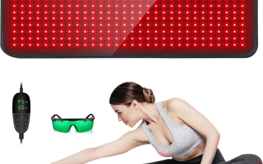 Test : grand tampon de thérapie par lumière rouge 360 LED