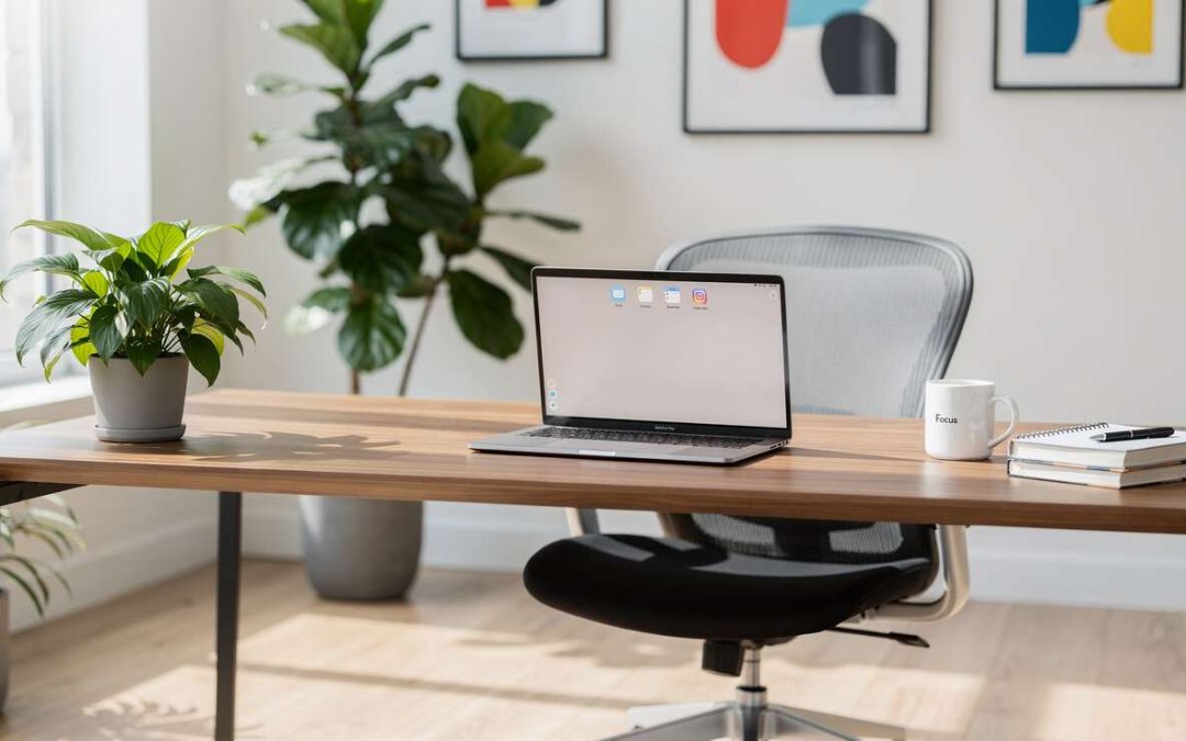 Décoration de Bureau : 10 Espaces de Travail Tendance