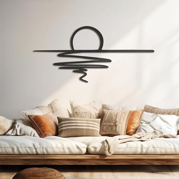 Découvrez notre avis sur la sculpture murale en métal NORTH KAISER : un art minimaliste du soleil idéal pour embellir votre intérieur et renforcer sa personnalité