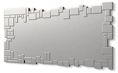 Avis : miroir décoratif DekoArte E023, design moderne argenté