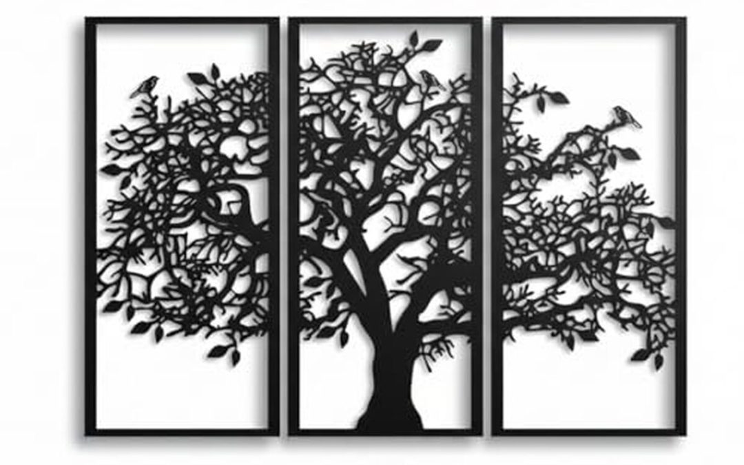 Avis sur le panneau arbre généalogique en métal : l'arbre de vie déco