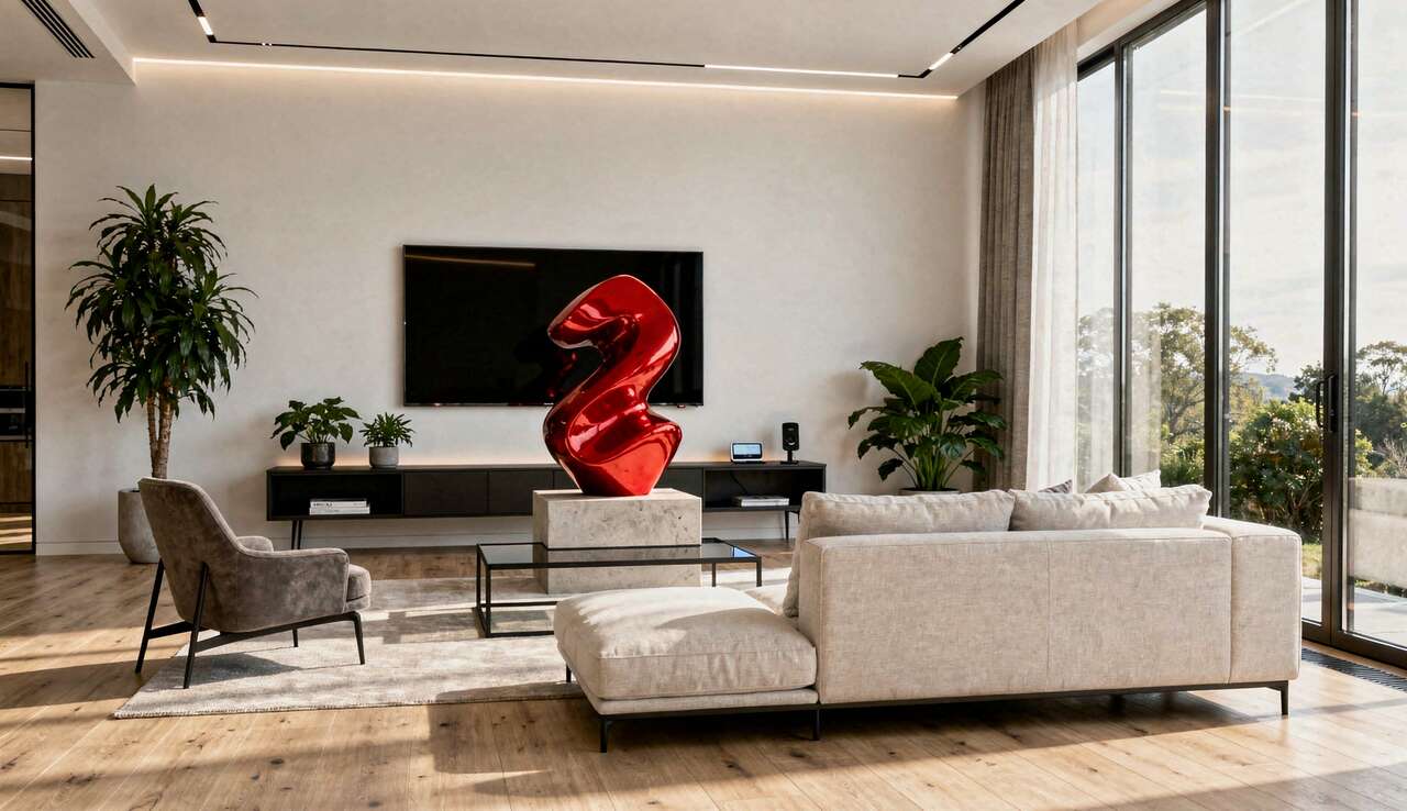 Cr&eacute;er un point focal avec des &eacute;l&eacute;ments rouges