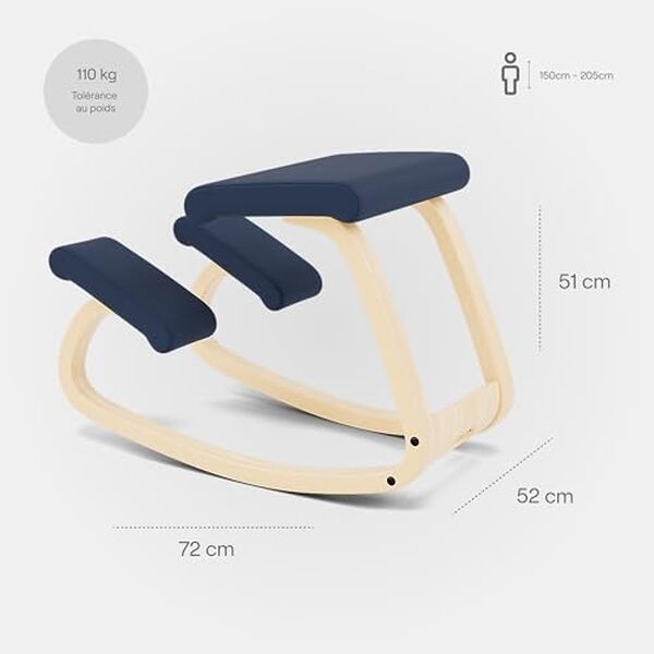 Découvrez notre test complet de la chaise Varier Variable Balans pour un confort optimal au travail. Améliorez votre posture et réduisez les douleurs grâce à son design innovant.