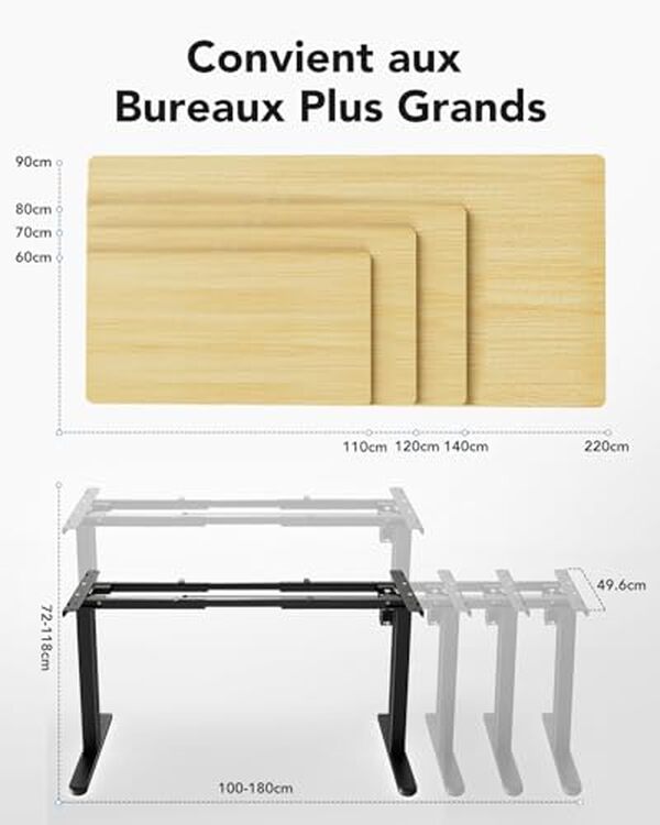 Découvrez notre test complet sur le bureau assis debout électrique HUANUO. Explorez ses fonctionnalités, les avantages du moteur sans balais et optimisez votre espace de travail.