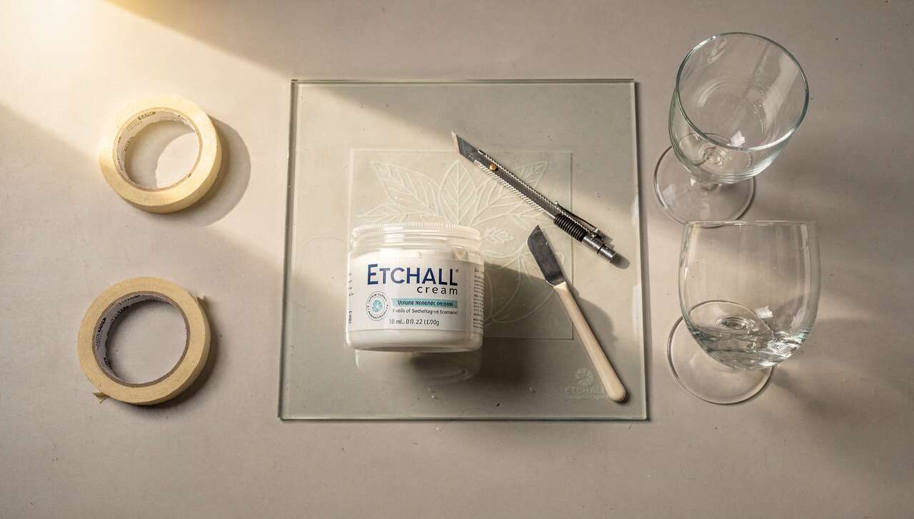 Gravure sur verre : découvrez la crème Etchall