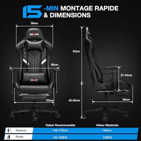 Découvrez notre test complet de la chaise gaming Douxlife équipée d'un système de massage 7 points pour une expérience de jeu sur-mesure. Confort, design et fonctionnalités avancées au rendez-vous.