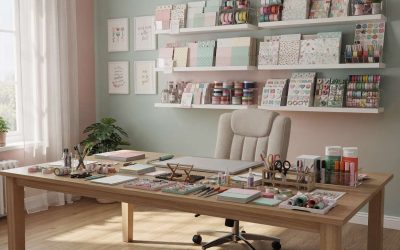 Aménager sa scraproom : astuces pratiques pour un espace créatif