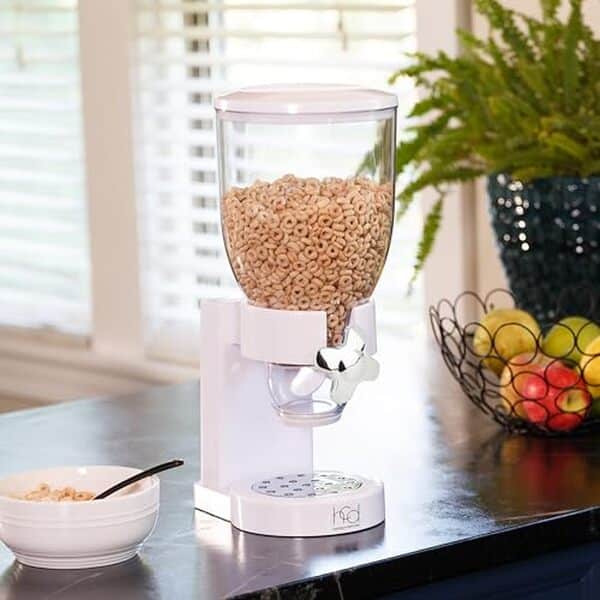 Découvrez pourquoi le distributeur Honey Can Do KCH-06118 est l'outil indispensable en plastique blanc/chrome pour organiser votre cuisine efficacement
