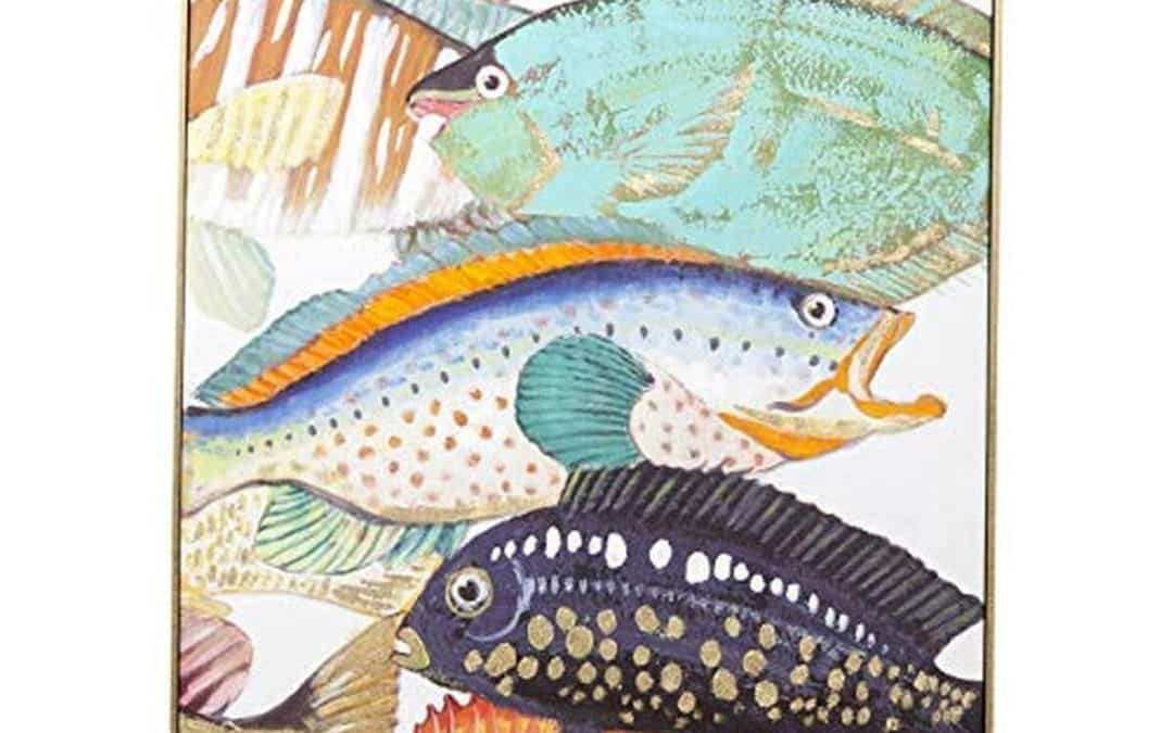 Avis tableau Kare Design Touched Fish Meeting Two : déco murale originale