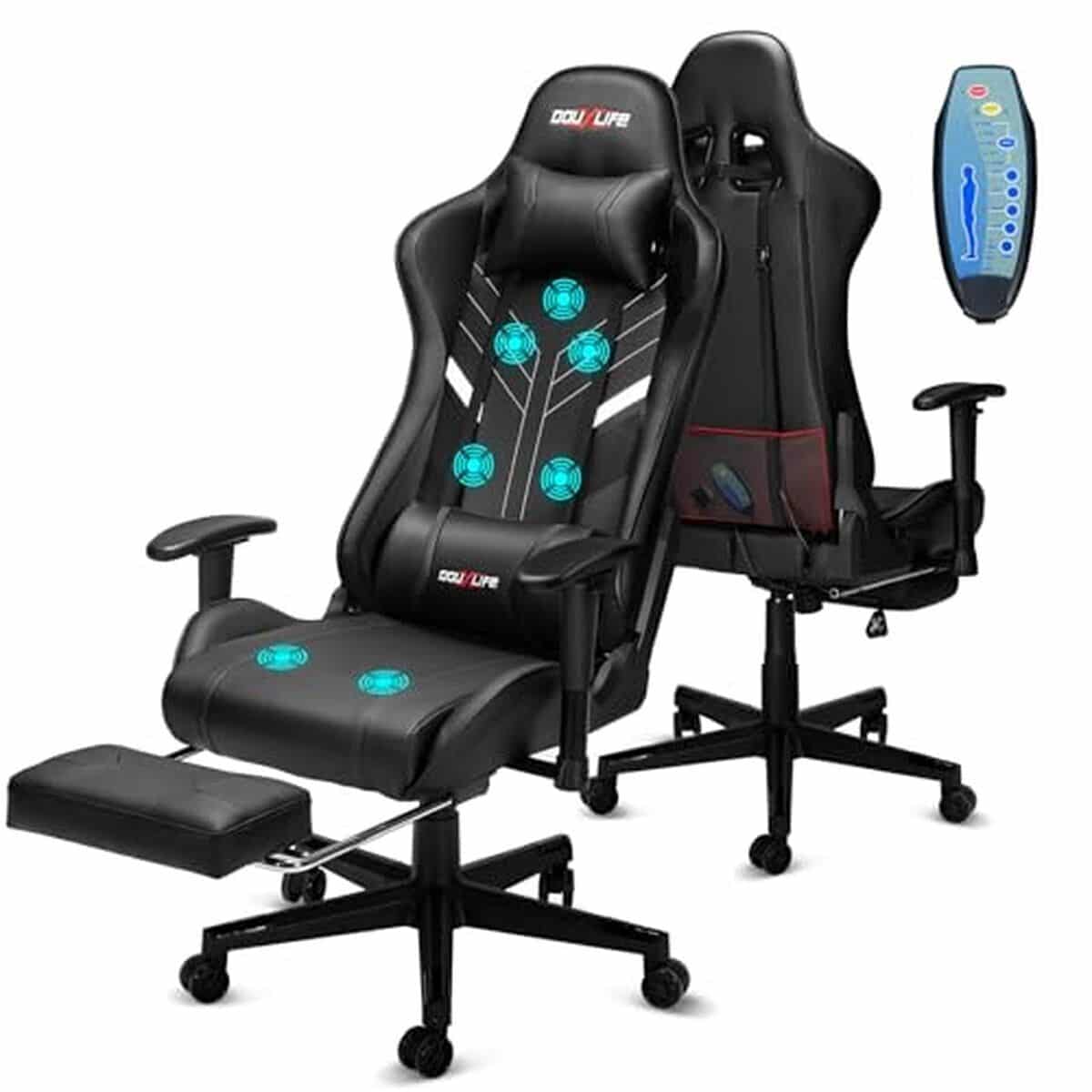 Test : chaise gaming Douxlife avec massage 7 points
