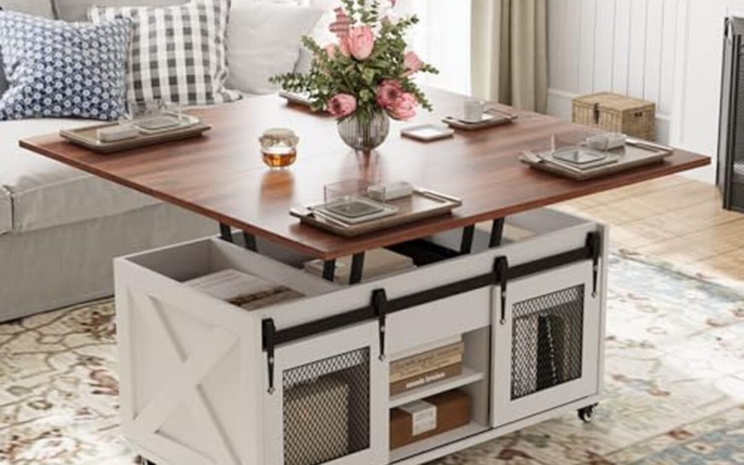 Test de la table basse relevable VOWNER : multifonctionnelle et extensible