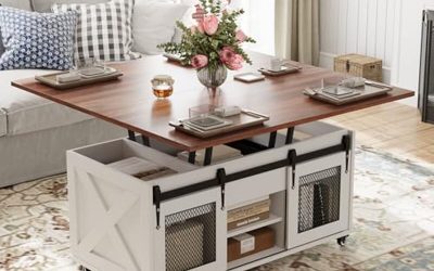 Test de la table basse relevable VOWNER : multifonctionnelle et extensible