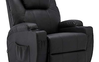 Test du fauteuil de massage M MCombo 7020 en similicuir noir