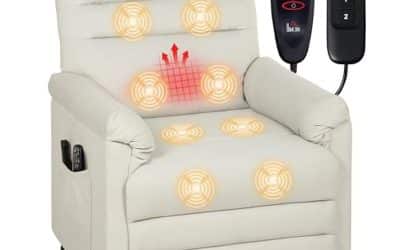 Test du fauteuil relax HOMCOM : confort électrique et chauffant