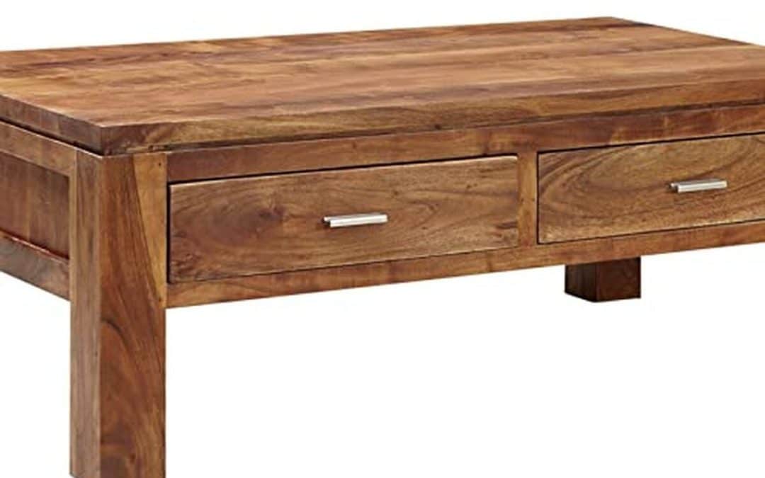 Test : table basse Shaman #70 en bois massif d'acacia