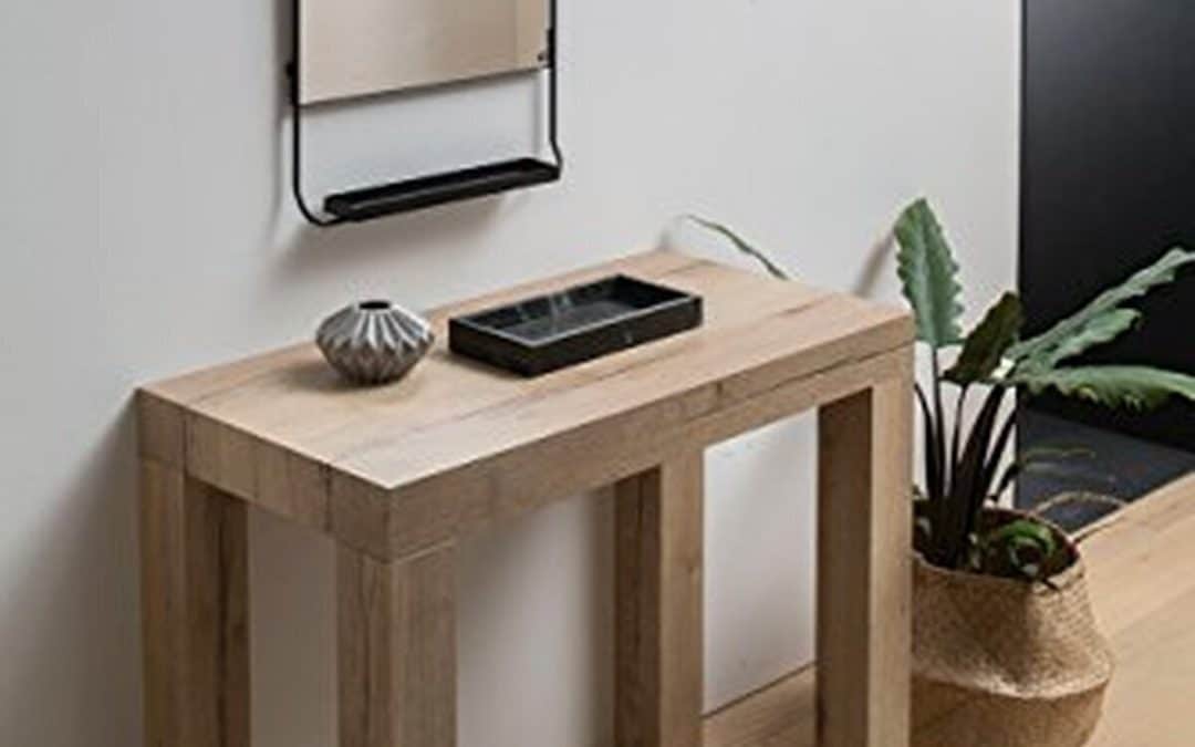 Test : table console icreo Atena extensible en chêne naturel