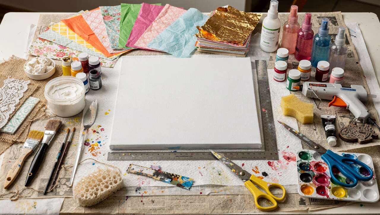 Tuto : décoration en Mixed Media