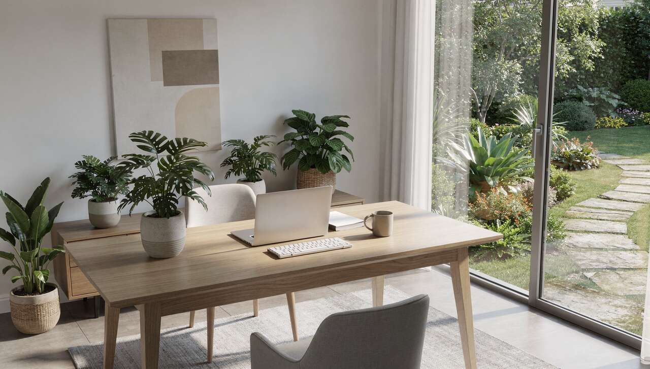 Intégrer des plantes et éléments naturels dans l'espace de travail