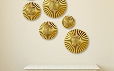 Avis sur la décoration murale dorée ITrixgan en métal