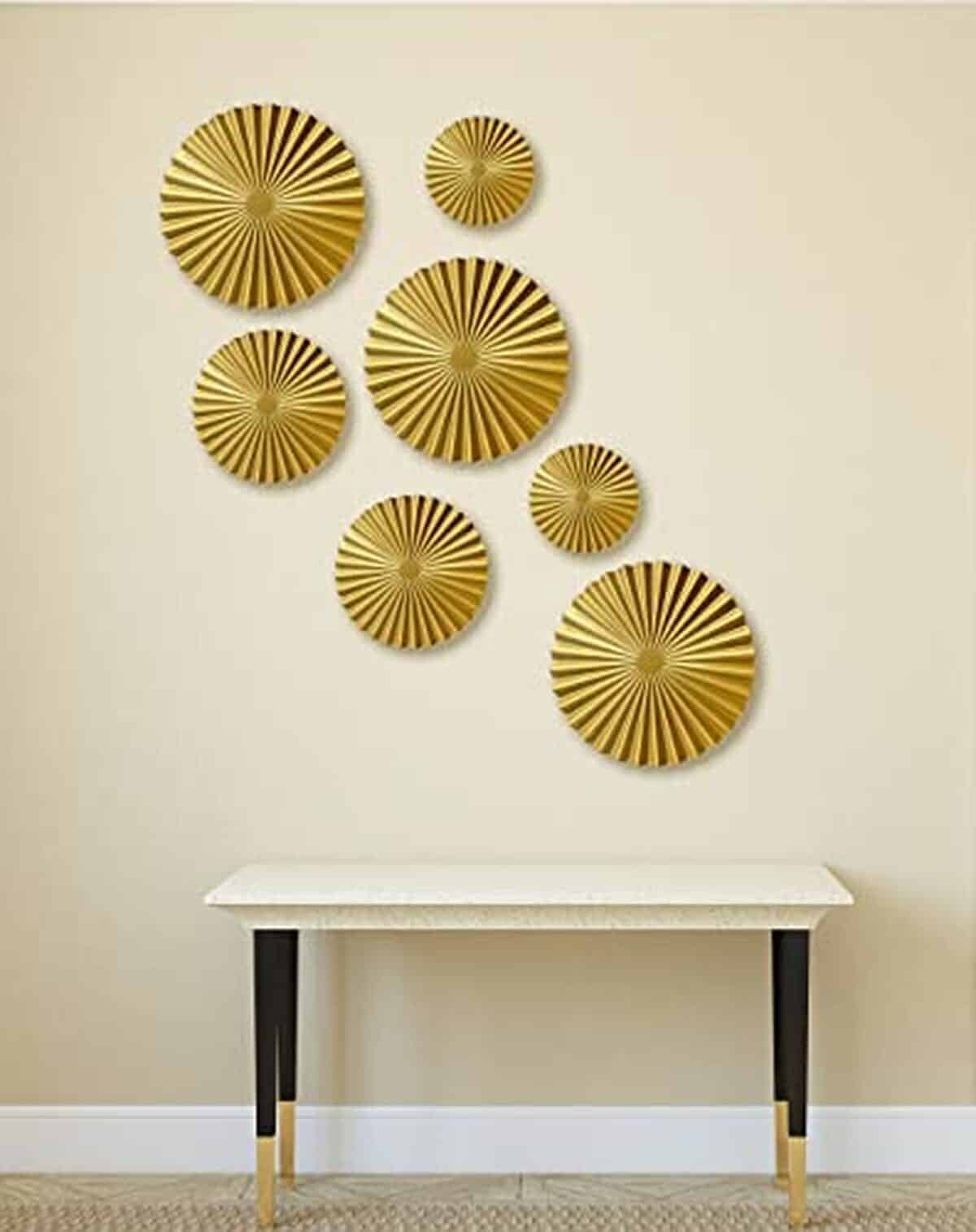 Avis sur la décoration murale dorée ITrixgan en métal