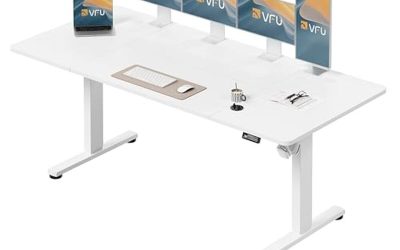 Test : bureau électrique assis debout VFU 200 x 80 cm blanc