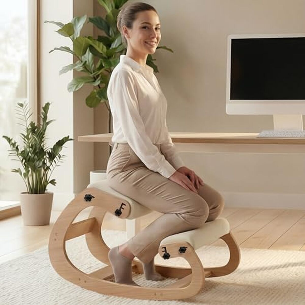 Test de la chaise à genoux ergonomique NYPOT : confort et soutien au bureau