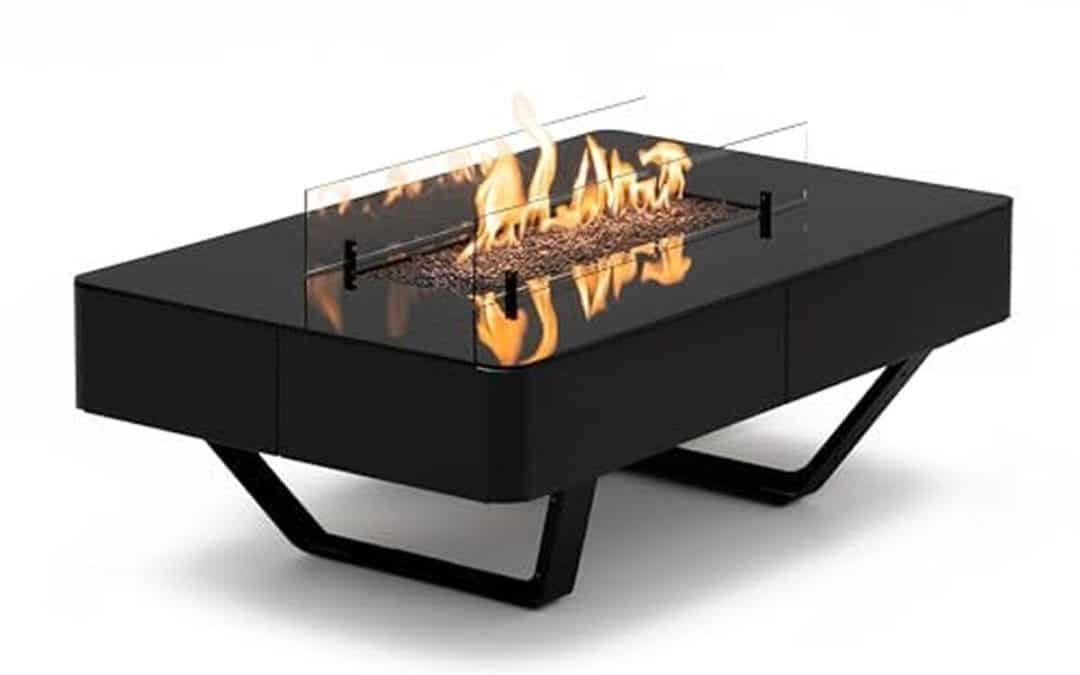 Test de la table Rio Planika : cheminée à gaz portable pour terrasse