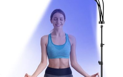 Test : devowellte lampe de thérapie rouge 180 LED avec trépied