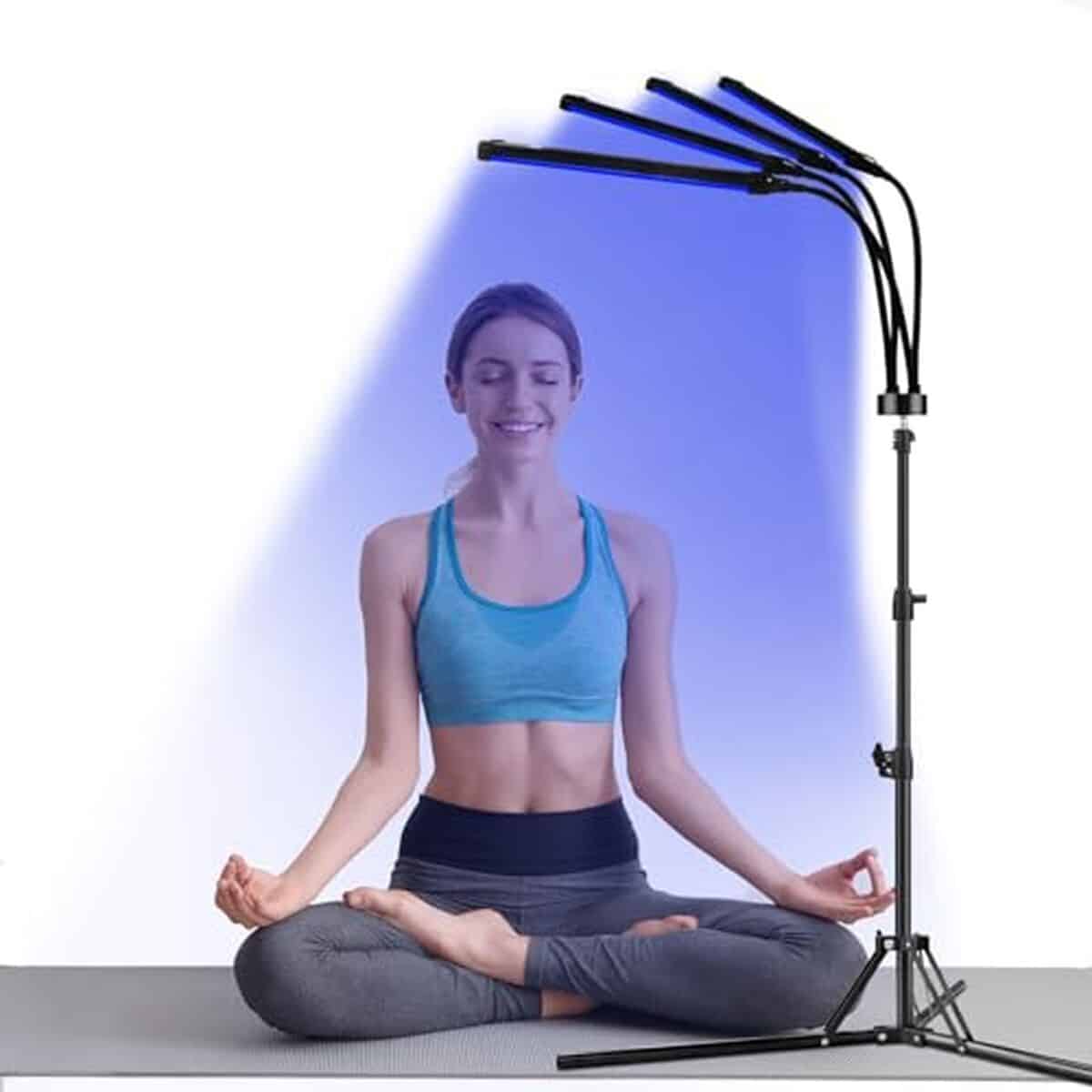 Test : devowellte lampe de thérapie rouge 180 LED avec trépied