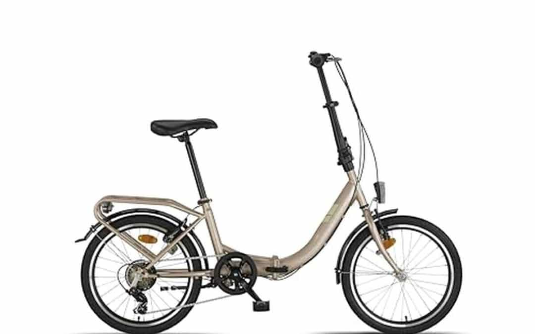 Test du vélo pliant PACTO Eight de 27 cm (rose)