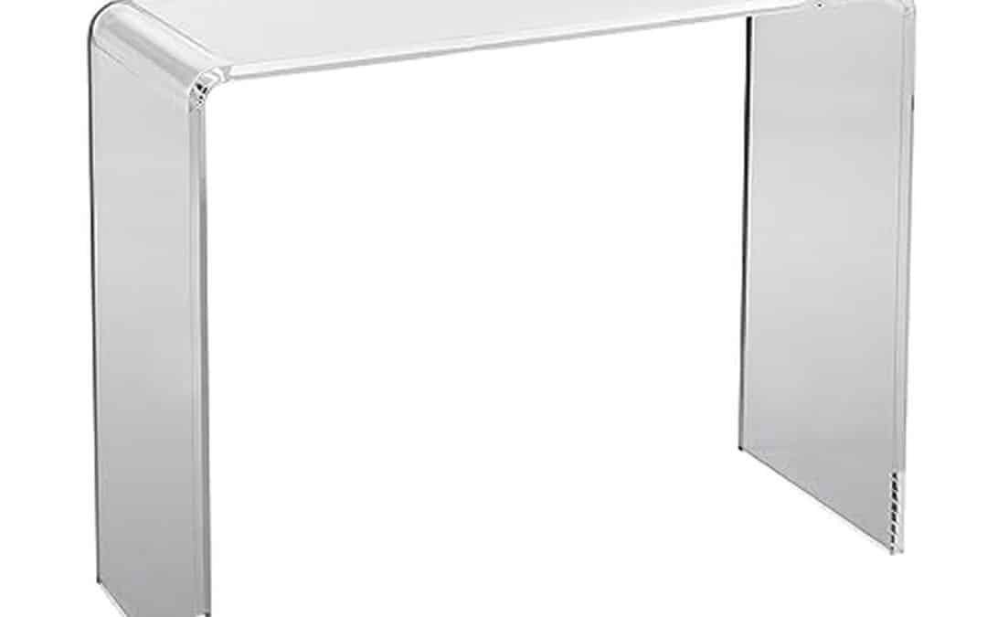 Test : table console VEVOR acrylique transparente