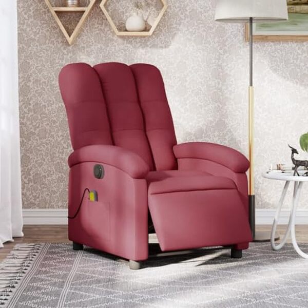 Découvrez notre test complet du fauteuil de massage inclinable vidaXL en tissu rouge bordeaux : confort, design moderne et fonctionnalités détaillées. 