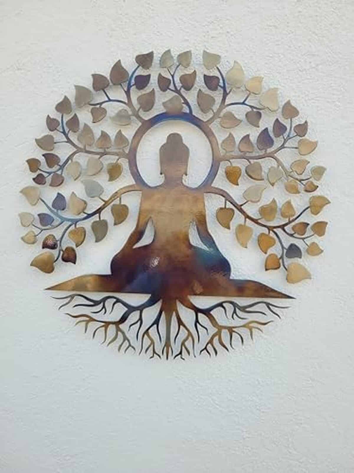 Avis sur la décoration murale bouddha & arbre de vie en métal