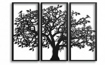 Avis sur le triptyque arbre généalogique en métal 175 x 117 cm
