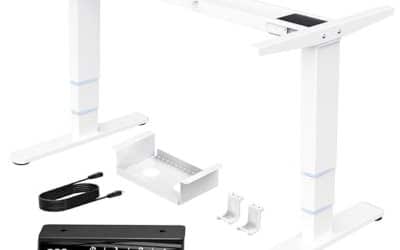 Test du bureau assis debout HUANUO : robuste et réglable avec moteurs doubles