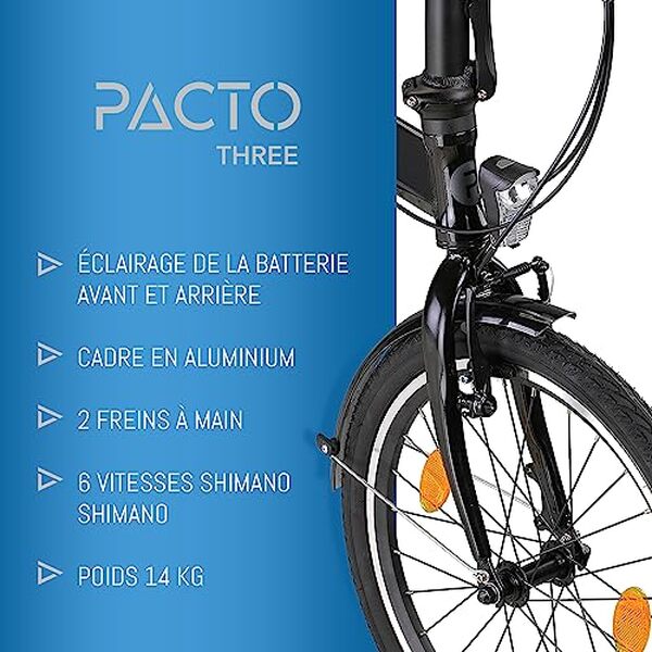 Découvrez notre test du vélo pliant PACTO Three : performances, légèreté et facilité de pliage pour vos trajets urbains.