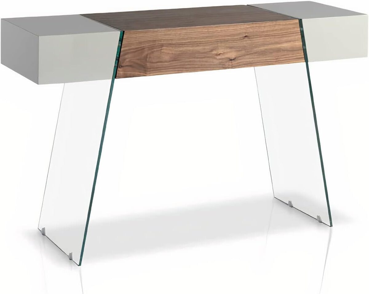 Avis sur la console Angel Cerdá en noyer et verre