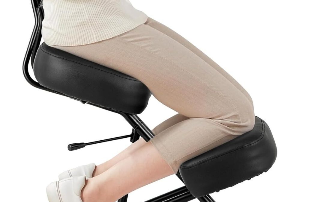 Test : chaise à genoux ergonomique Costway noir
