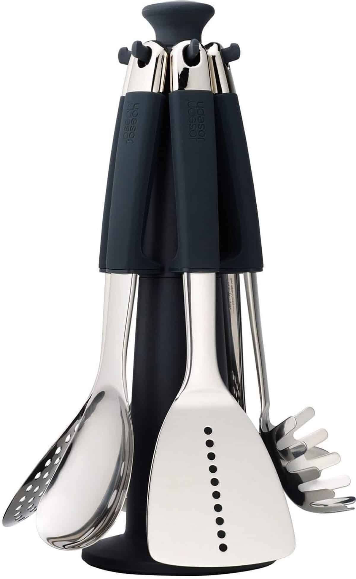 Test du lot de 6 ustensiles Joseph Joseph Elevate : praticité et design