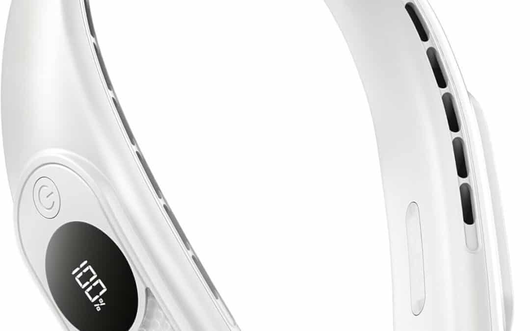 Test GOTOTO ventilateur de cou portable, mains libres et rechargeable