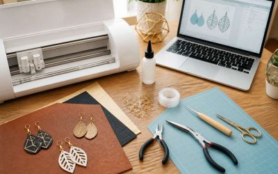 Créer un bijou en simili cuir avec Silhouette