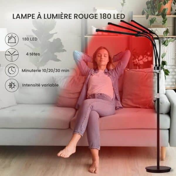 Découvrez la lampe 4 têtes à LED Relhafethy : un luminaire design et économe pour éclairer votre maison avec style et performance énergétique. 