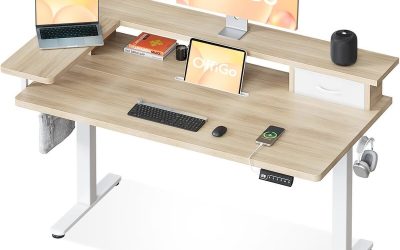 Test du bureau électrique OffiGo : assis-debout avec support d’écran