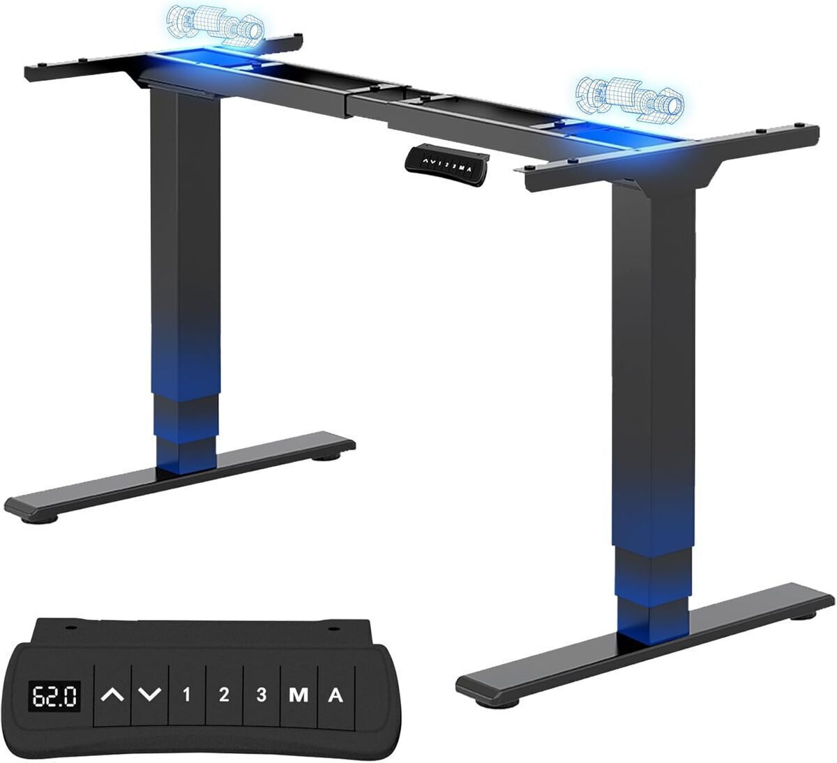 Test FlexiSpot : bureau électrique assis-debout 2 moteurs, charge 160 kg