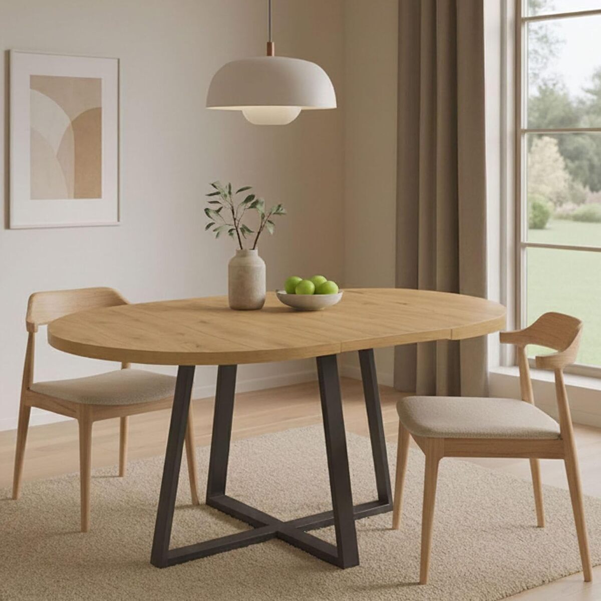 Test : table extensible Dmora Casarola ovale