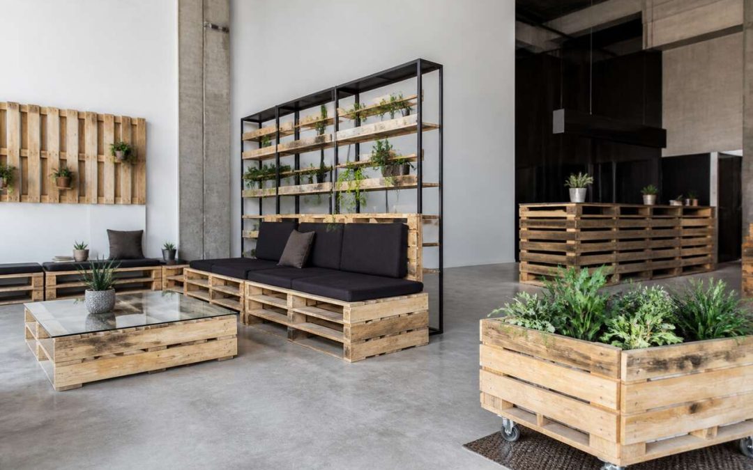 10 idées de recyclage de palettes pour un intérieur industriel