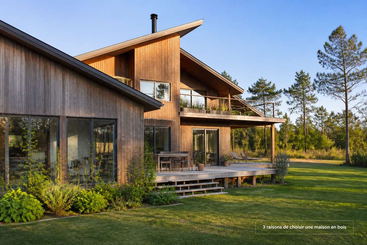 3 raisons de choisir une maison en bois